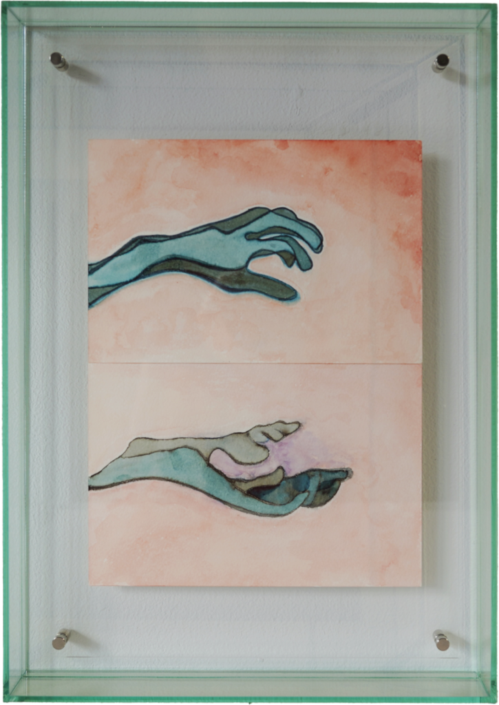 I teach my hand to sleep